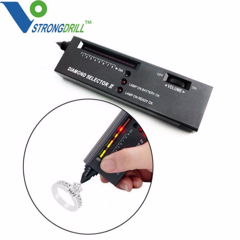 strong drill Diamond Tester With Ultraviolet Light, Diamond Selector , Gemstone Tester