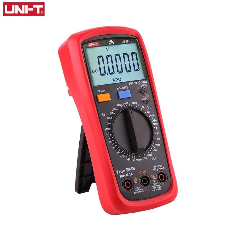 UNI-T UT39E+ Handheld Digital Multimeter Uni t 20A 1000V AC DC Multimetro Ture Rms Tester Capacitance Meausement