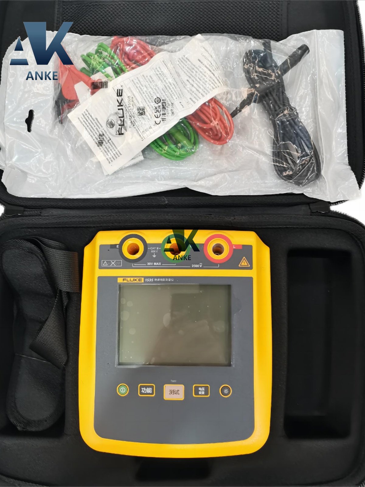 Fluke 1535 1537 Insulation Resistance Tester and Megohmmeters