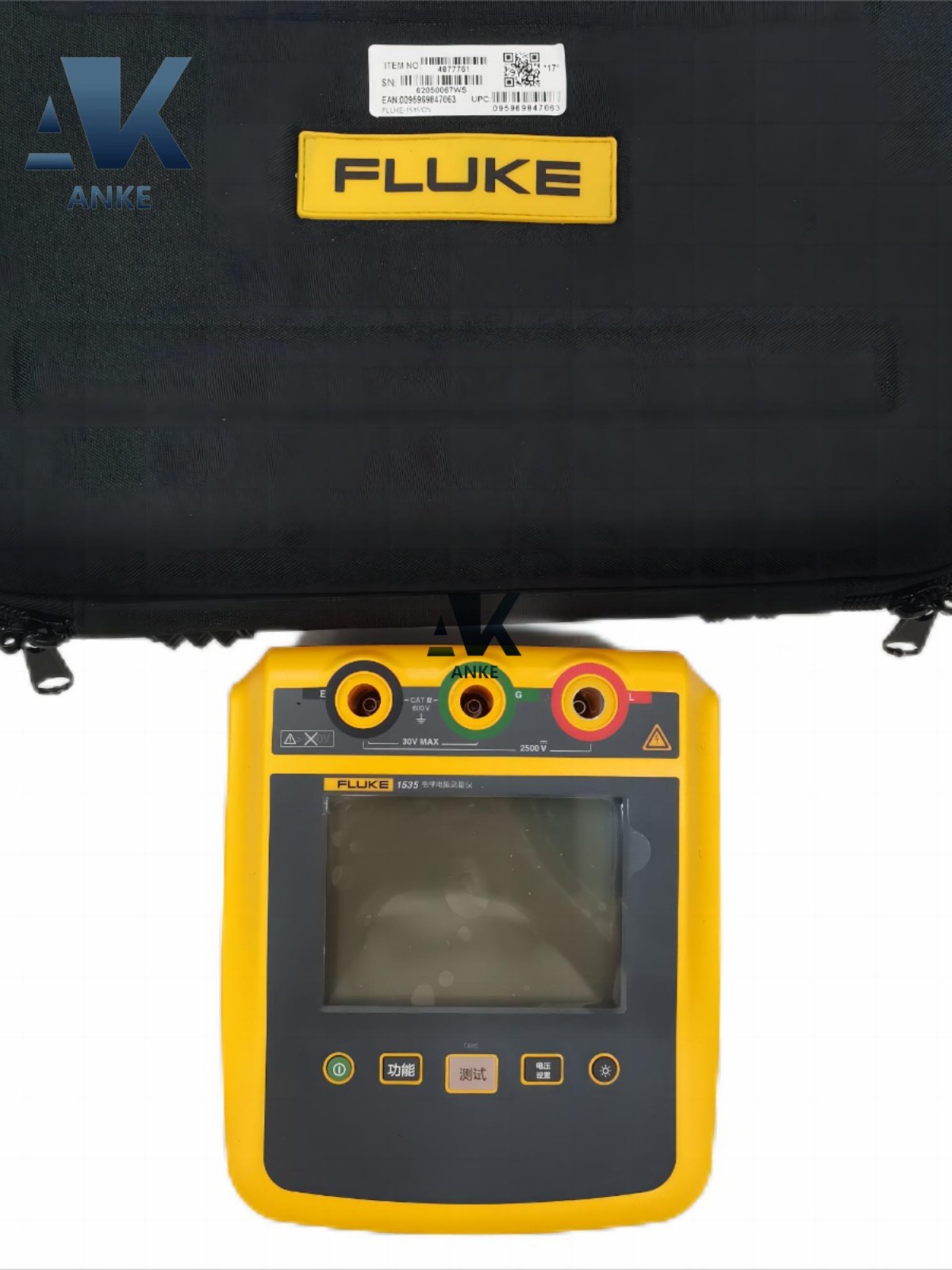 Fluke 1535 1537 Insulation Resistance Tester and Megohmmeters