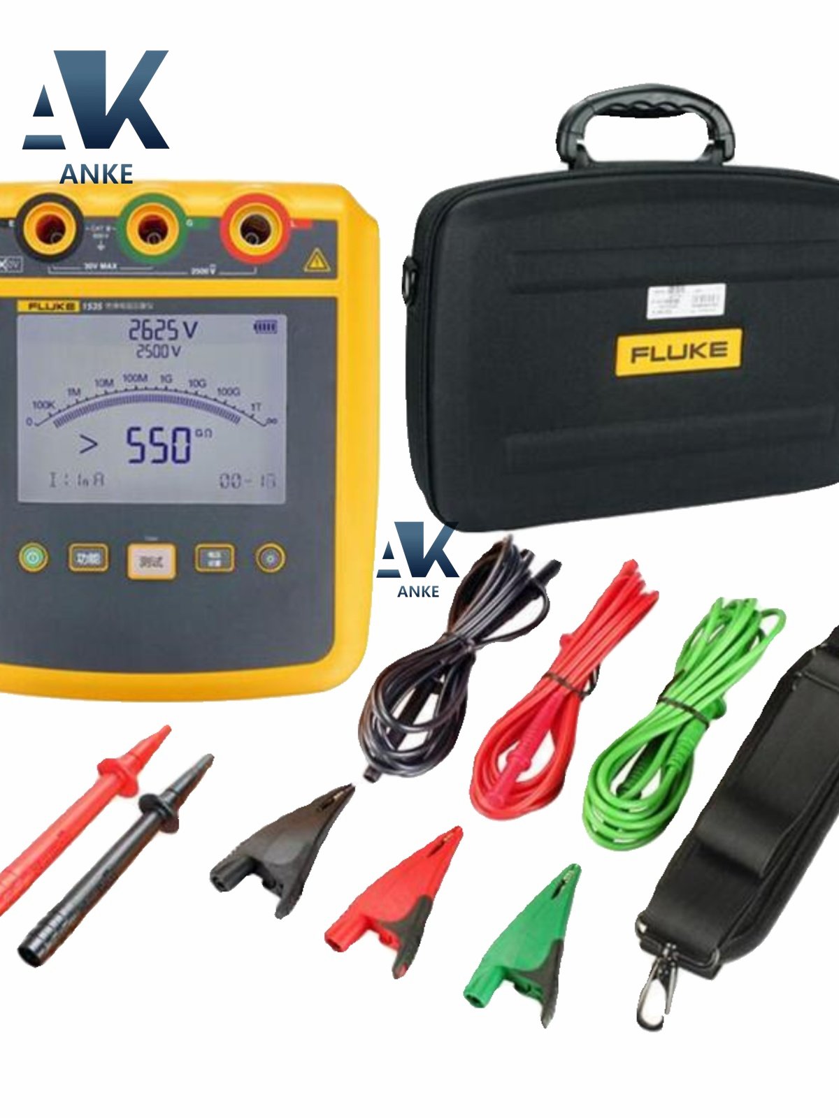 Fluke 1535 1537 Insulation Resistance Tester and Megohmmeters
