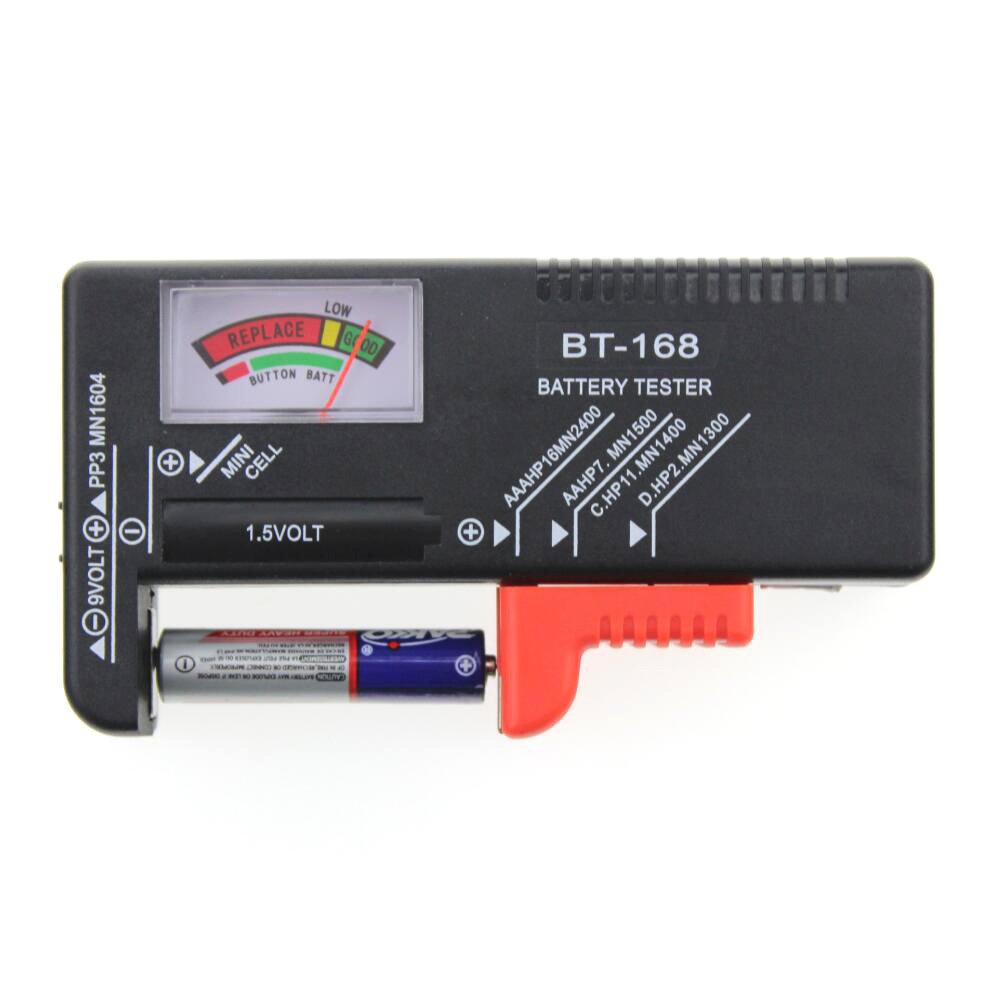 BT168 Digital Battery Tester Volt Checker for AA AAA 9V Button Multiple Size Battery Tester Voltage Meter Tools BT168D BT-168D