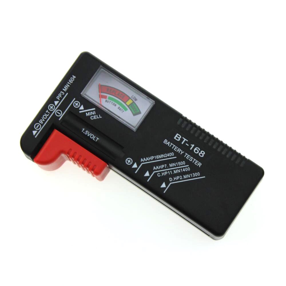BT168 Digital Battery Tester Volt Checker for AA AAA 9V Button Multiple Size Battery Tester Voltage Meter Tools BT168D BT-168D