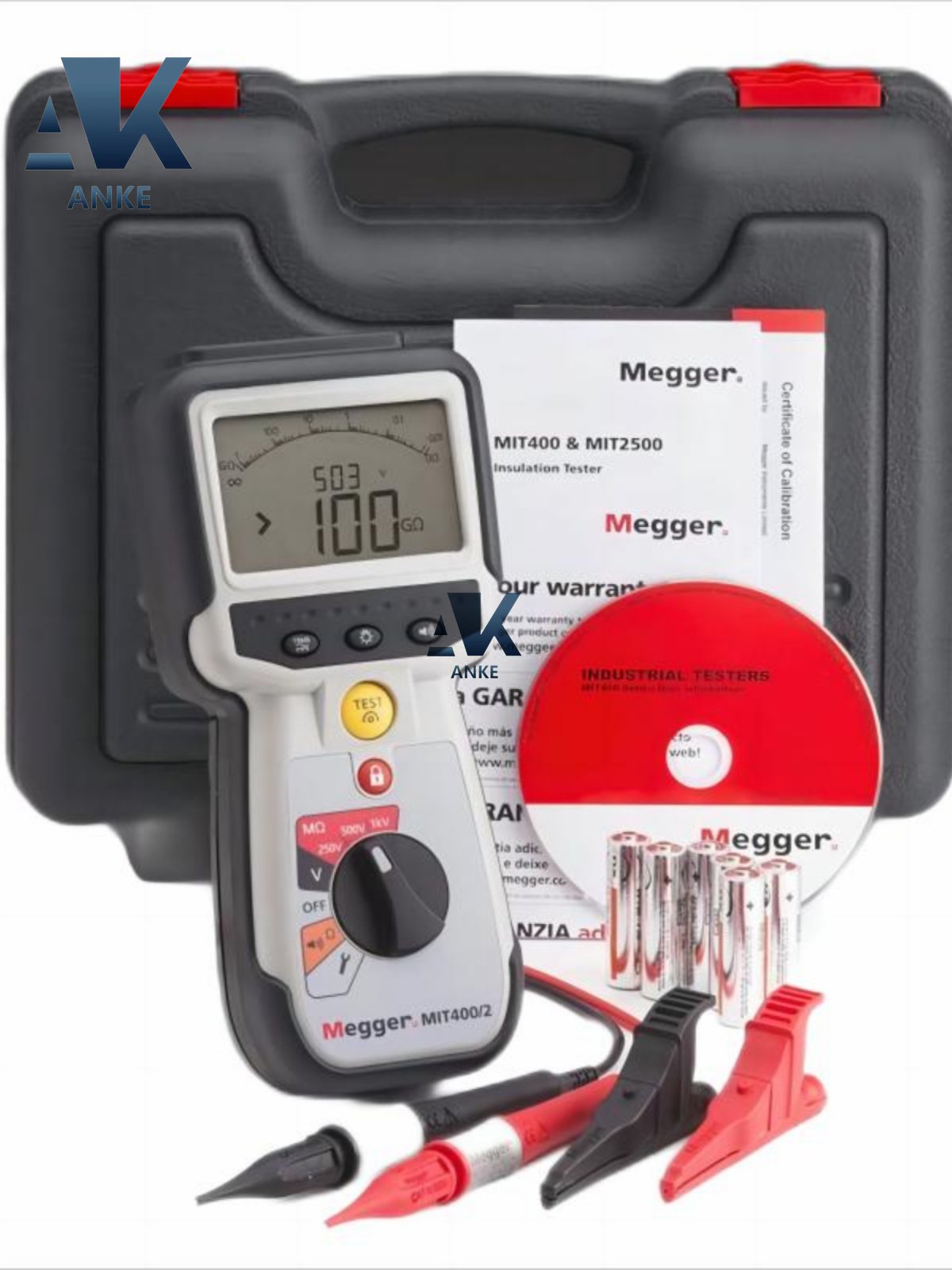 Megger MIT400/2 CAT IV INSULATION TESTERS
