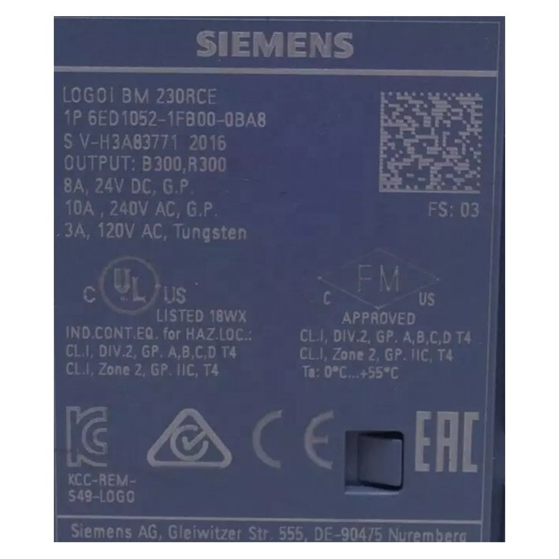 6ED1052-1FB00-0BA8 Brand New Original Spot PLC Programming Controller Used SIEMENS LOGO PLC