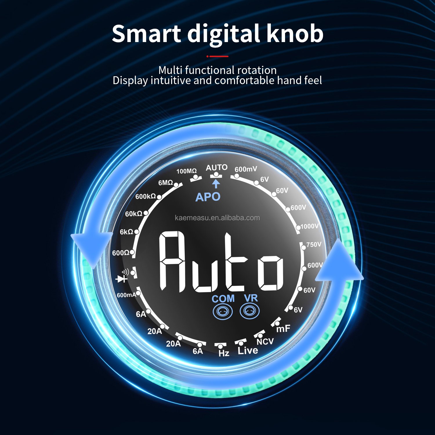 Auto Range Voltage Meters NCV TRMS Diode Test Current Resistance Tester Clamp Meters Multimetro Smart Digital Multimeters