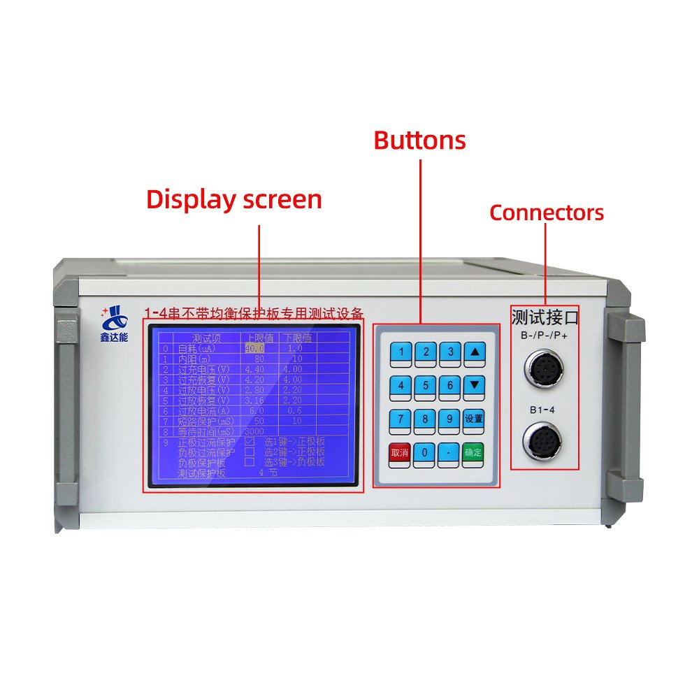 1-4 Series power lithium Battery Pack Protection Board High Precision BMS Analyzer Testers for Over charge and over discharge