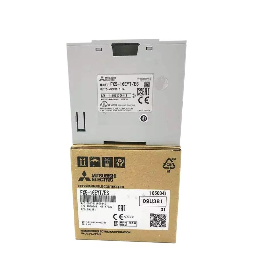 New Original FX5-16EYT/ES fx516eyt/es PLC Programming Controller Warehouse Stock