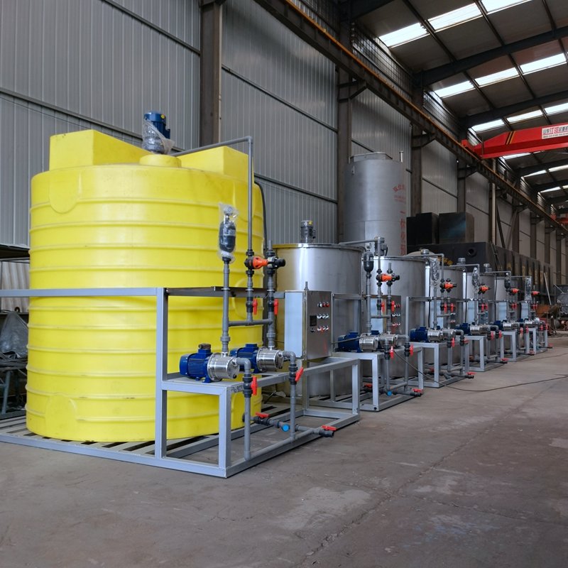 Customized PE 304 316 Stainless Steel Flocculant Dosing Machine Wastewater treatment PAC PAM NaOH Auto Dosing Equipment Machine
