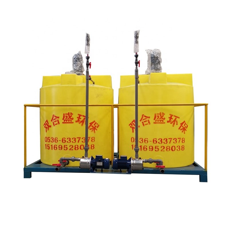 Customized PE 304 316 Stainless Steel Flocculant Dosing Machine Wastewater treatment PAC PAM NaOH Auto Dosing Equipment Machine