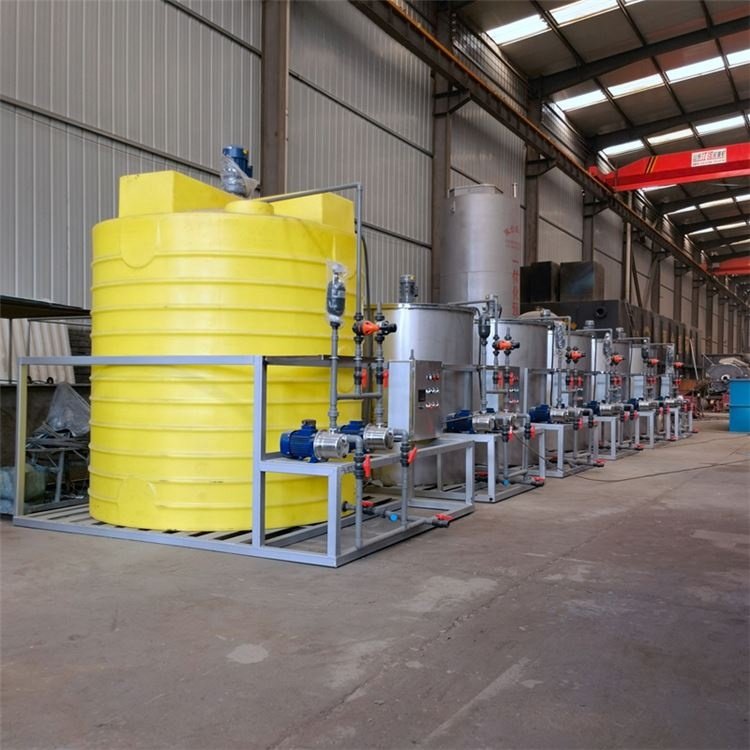 Customized PE 304 316 Stainless Steel Flocculant Dosing Machine Wastewater treatment PAC PAM NaOH Auto Dosing Equipment Machine