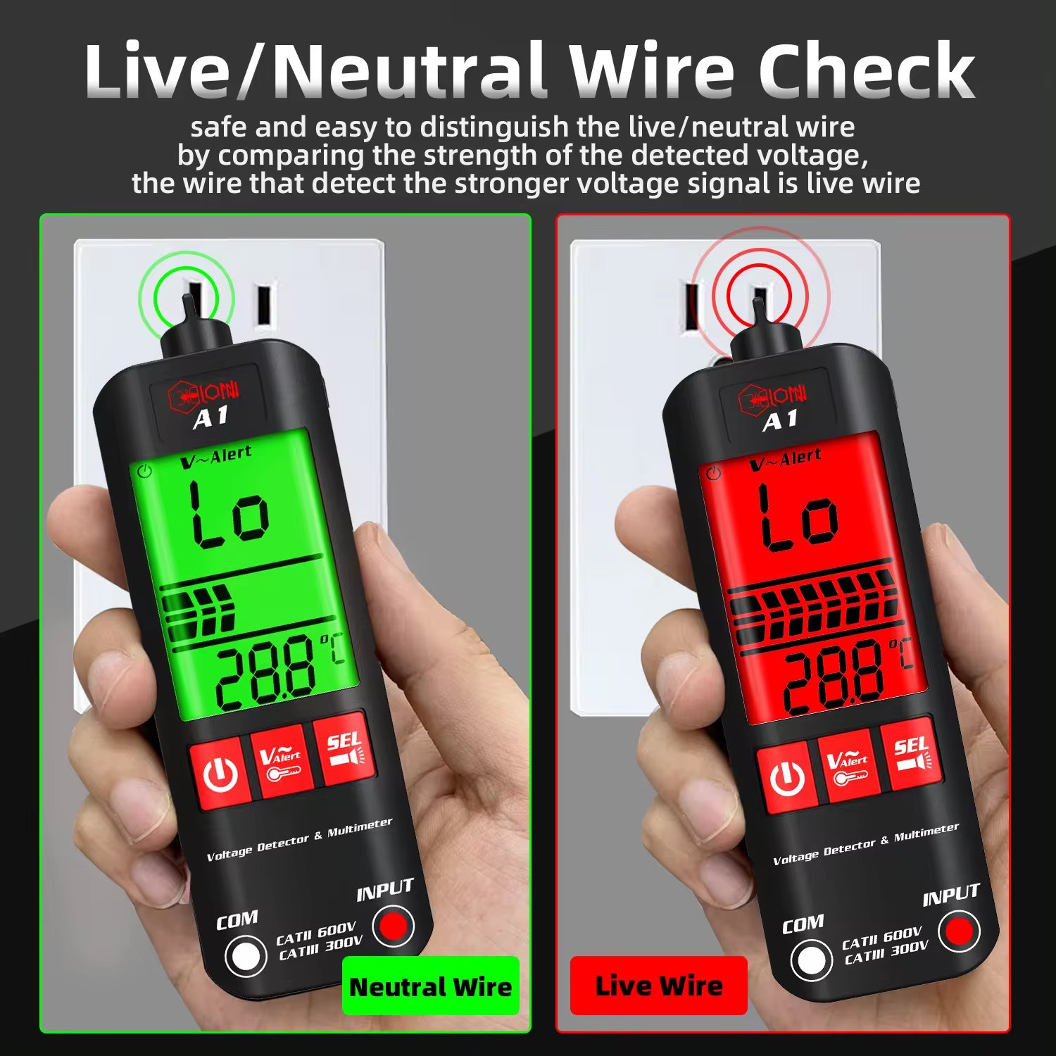 Fully Automatic A1 multimeter tester Digital Multimeter model A1 intelligent Tester Smart Multimeters