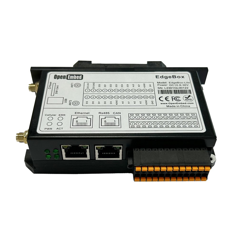 Industrial PLC controller Edge Computing control Wi-Fi+Bluetooth+Cellular GPS+GNSS Router Controller Edgebox-Lite SCADA PLC