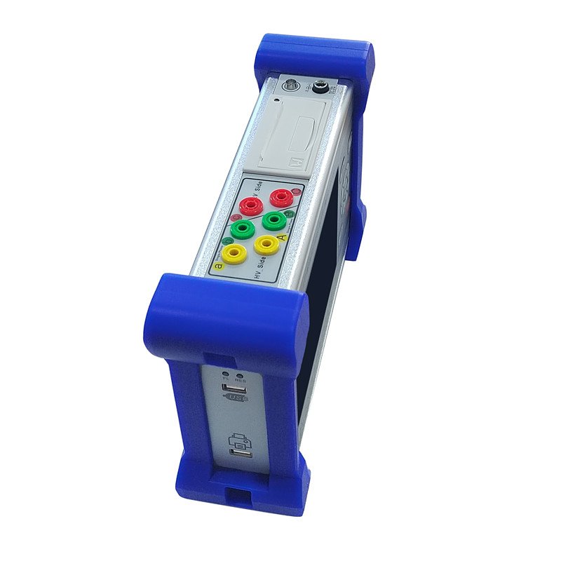 JH2711 English/Spanish Handheld Three Phase Voltage Transformer Turns Ratio Tester Built-in Battery Turns Ratio Group Meter TTR