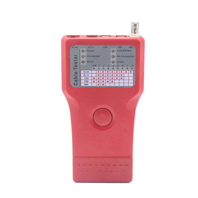 PREMIER 5-in-1 Remote Unit Multifunction RJ-11 RJ-45 Firewire USB BNC Network Lan Cable Tester