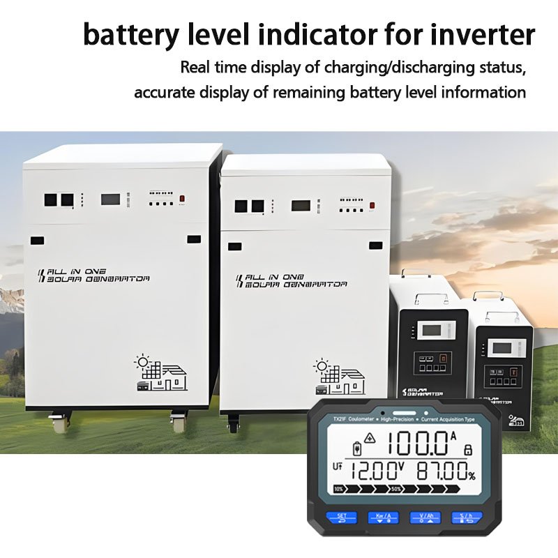 Baiway 8-80V 100A Battery Coulometer Tx21 Professional Battery Tester Monitor Battery Capacity Indicator Display