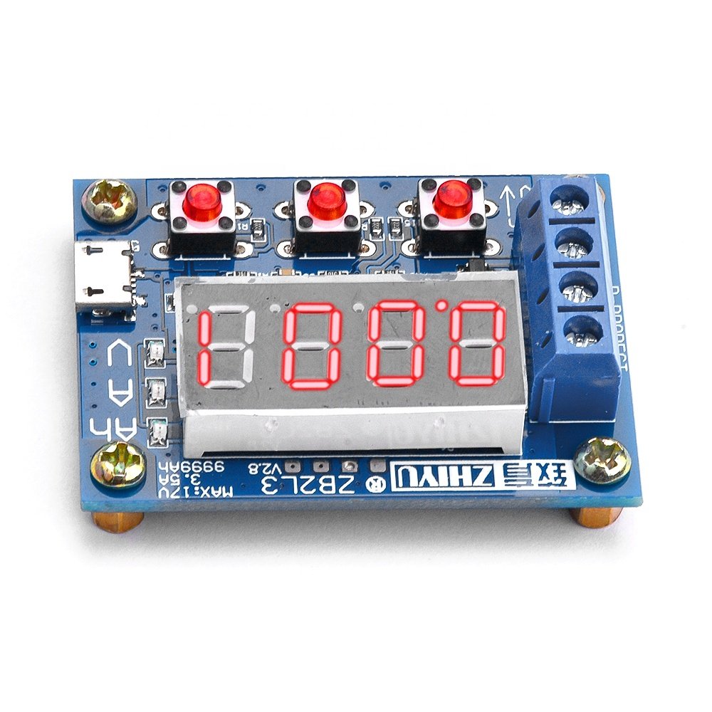 ZB2L3 Battery Tester LED Digital Display 18650 Lithium Battery Power Supply Test Resistance Lead-acid Capacity Discharge Meter