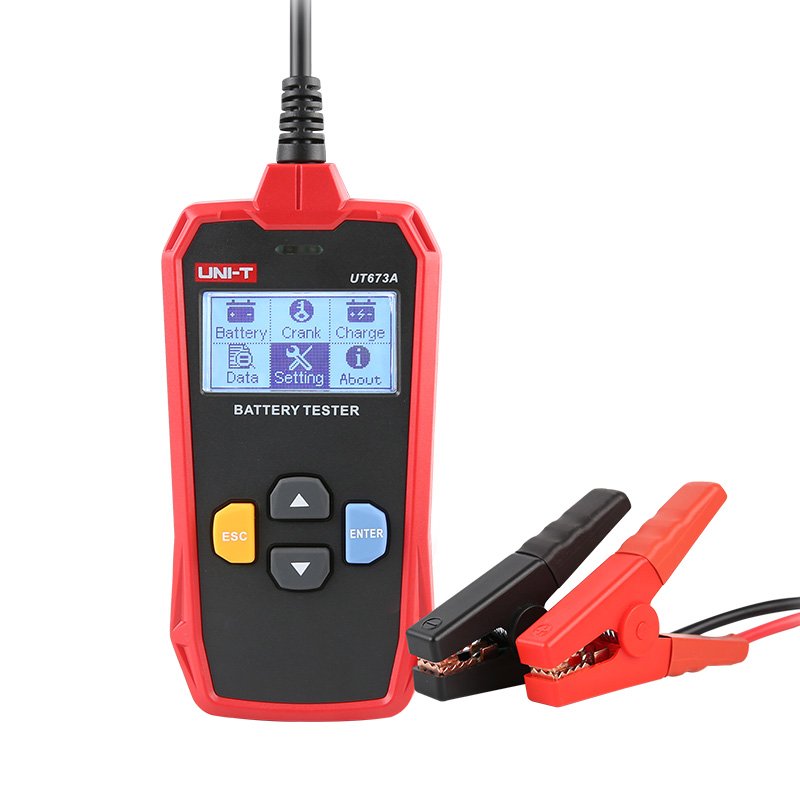 Car Battery Tester 24V 12V Volt Automotive Load Checker CCA Analyzer UNI-T UT673A
