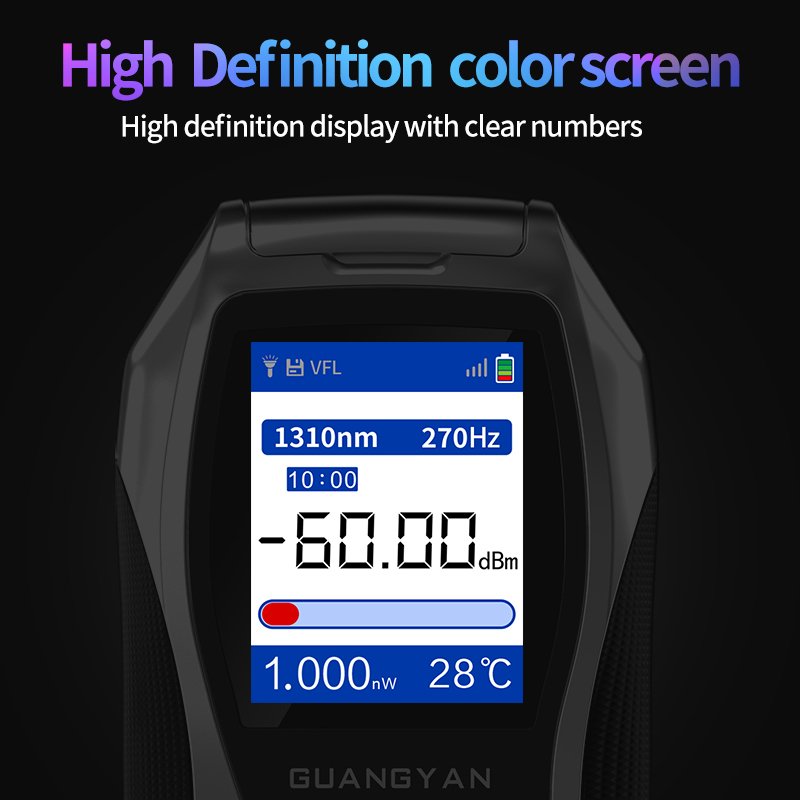 BYXGD Y9 Handheld 5 in1 Optical Power Meter VFL Power Meter Fiber Optic RJ45 Cable Tester