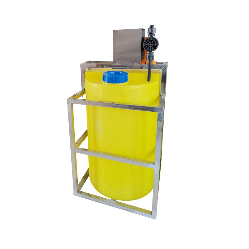 CE/ISO fully automatic dosing device PAC/PAM flocculant dosing acid and alkali dosing system PE dosing tank integrated equipment