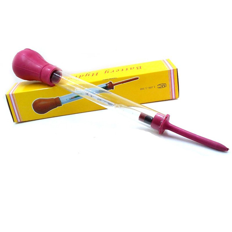 Glass Material Battery Fluid Hydrometer Tester