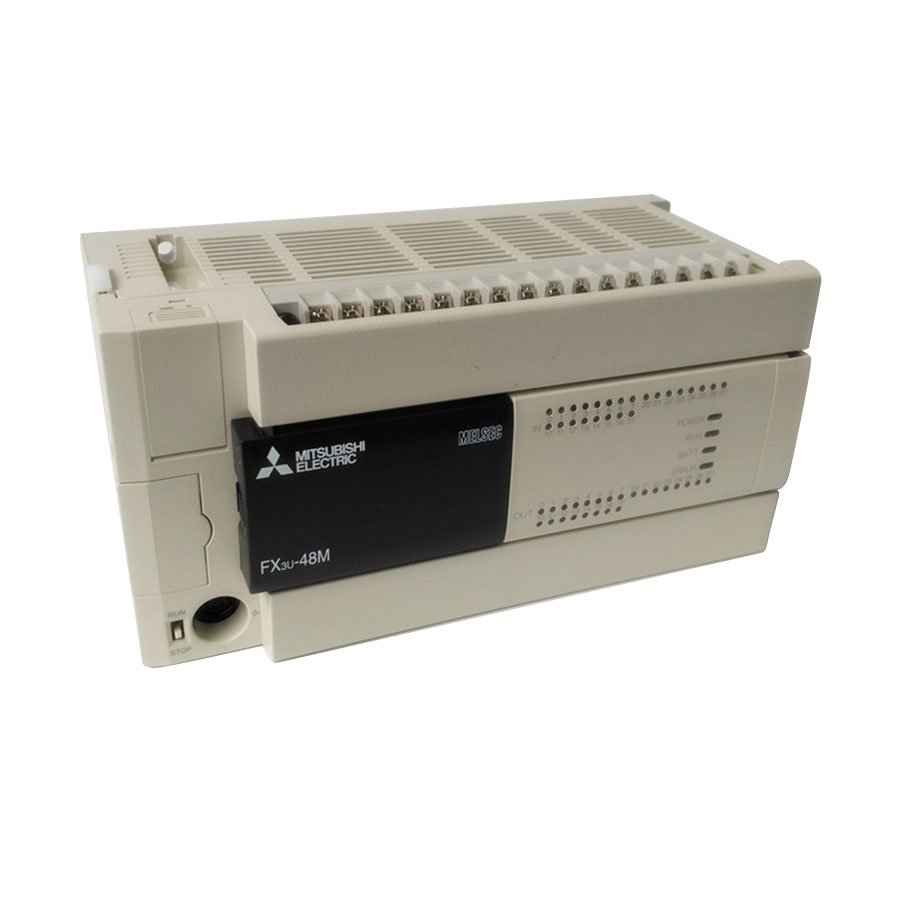 New Original Automation controller Mit-subishi FX3U RS-422 AC PLC PAC Module FX3U-80MR/ES-A Basic Unit PLC module In stock