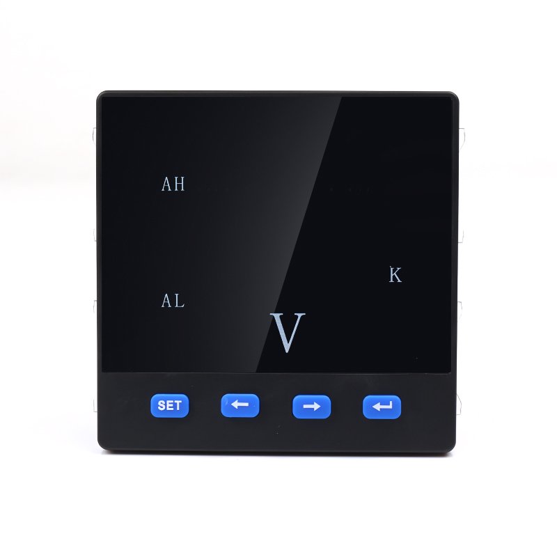 Hengjin 1 Phase Power Meter RS485 Digital Multi-Function LCD Panel Meter Voltmeter JQ-72XV