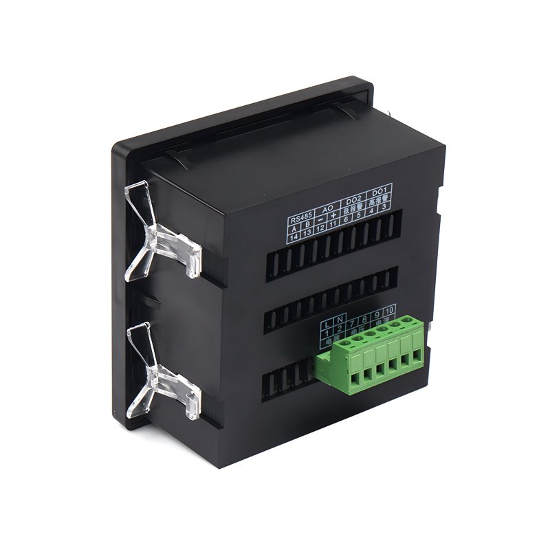 Hengjin 1 Phase Power Meter RS485 Digital Multi-Function LCD Panel Meter Voltmeter JQ-72XV
