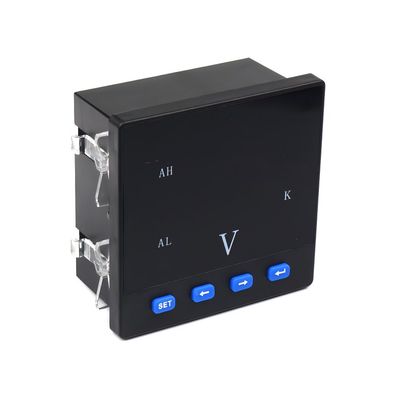 Hengjin 1 Phase Power Meter RS485 Digital Multi-Function LCD Panel Meter Voltmeter JQ-72XV