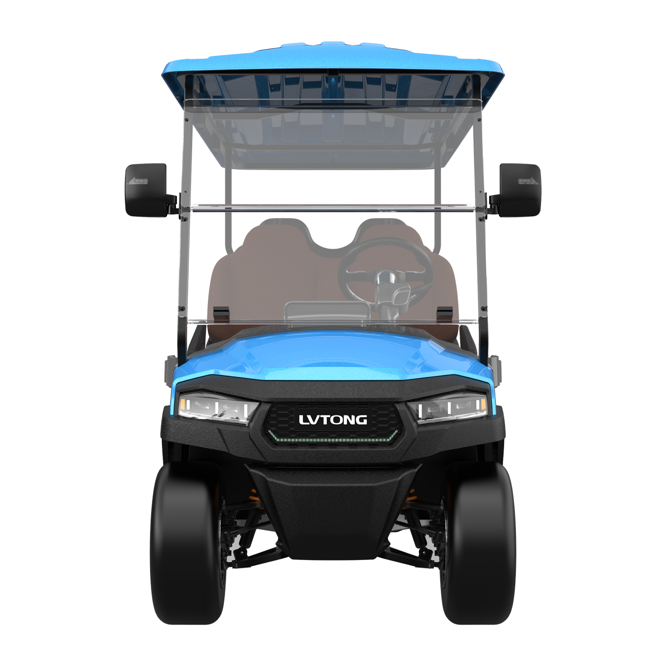 Electric 6-Seater Golf Cart 4kw Motor 48v Battery CE Certified