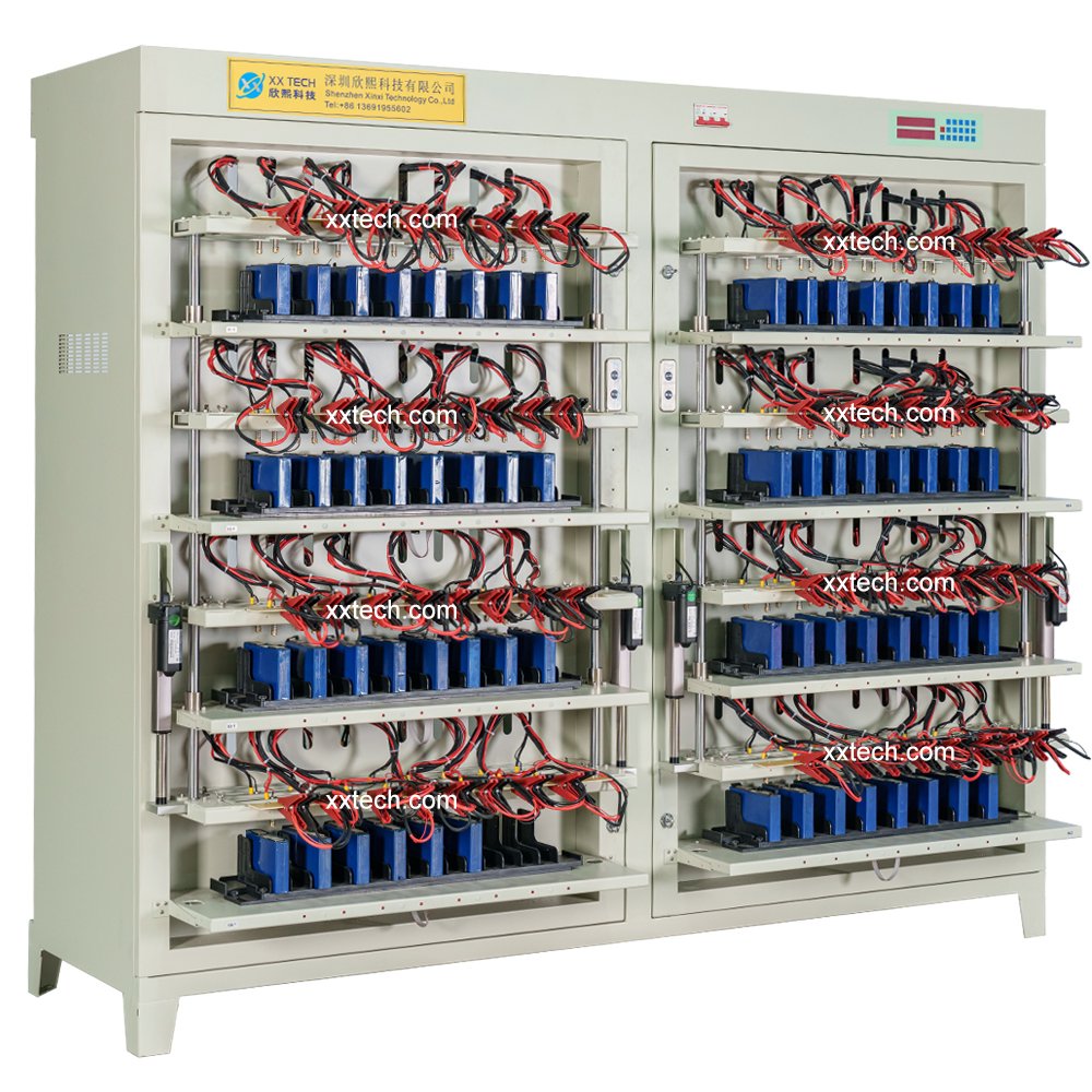 capacity tester analyzer for prismatic lithium cell battery forming and grading XXTECH 32 64 128 256 channel 5V 30A 60A 240A