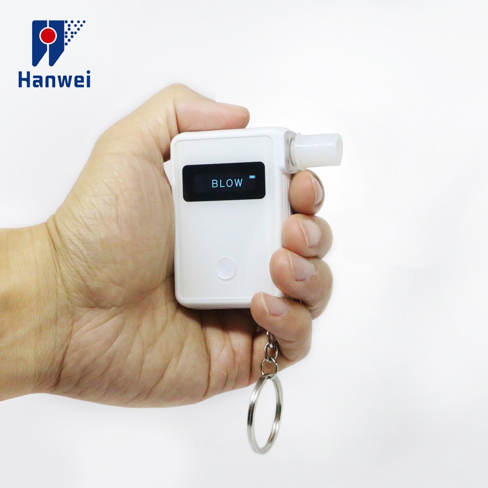 New Popular Product Fuel Cell Keychain Breathalyzer Personal Handhold Alcohol Tester for Home Party