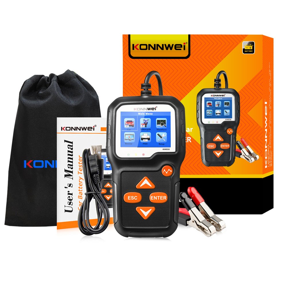 KW650 Motorcycle & Car Battery tester