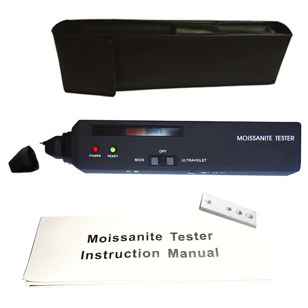 Handheld MOISSANITE TESTER Portable Moissanite Tester /Selector + Tester UV Light 2pt Jewel Stone Tool Selector