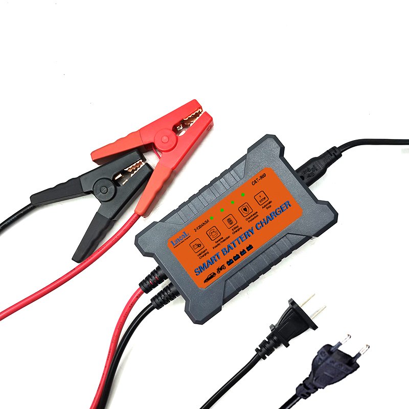 12v 3A AGM GEL EFB car motorcycle lead acid battery charger automotive CAT-900
