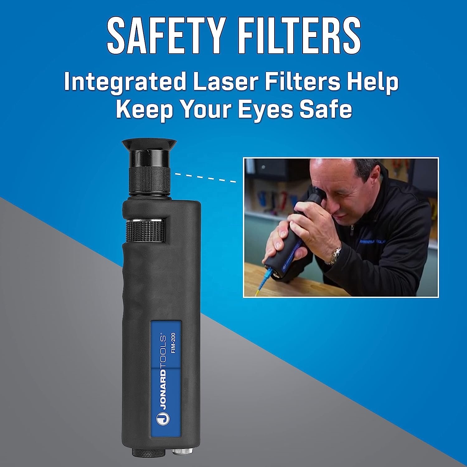 Neofibo FIM-200x face end inspecter tester optical fiber optic handheld 200x/400x fiber optic inspection