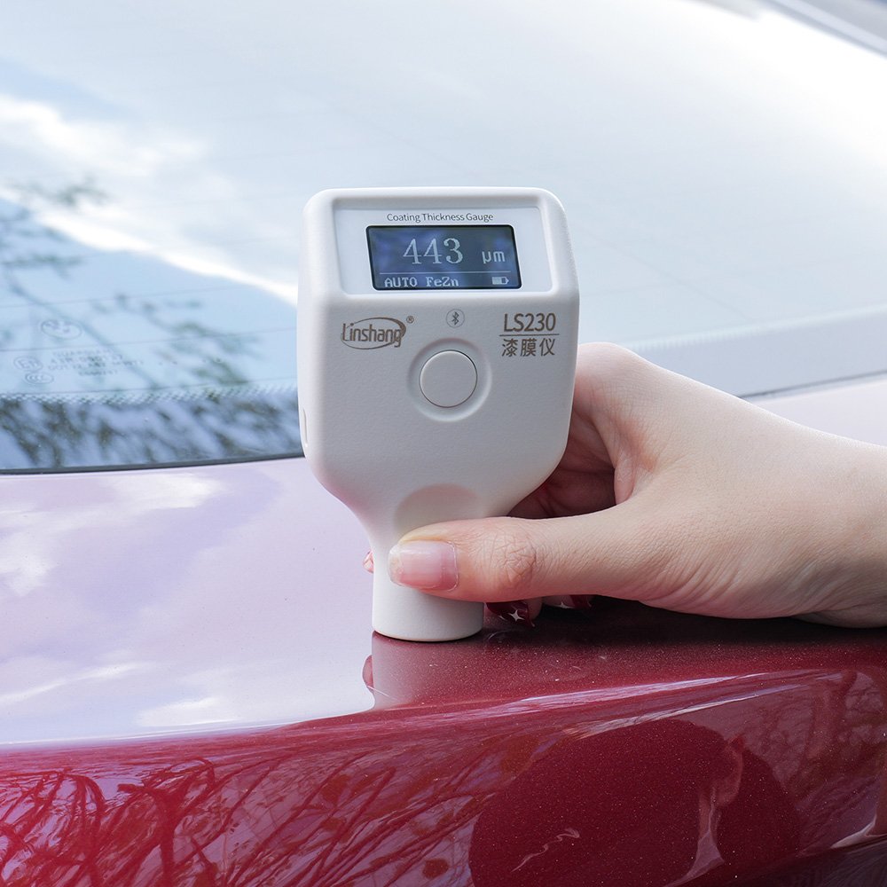 LS230 Car Paint Inspection Device Car Detector Coating Thickness Measurement Tester Digital Paint Thickness Meter
