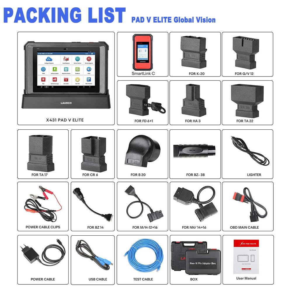 Launch x431PAD 5 X431 Pad diagnostic Scanner x431pad v for cars launch x-431pad