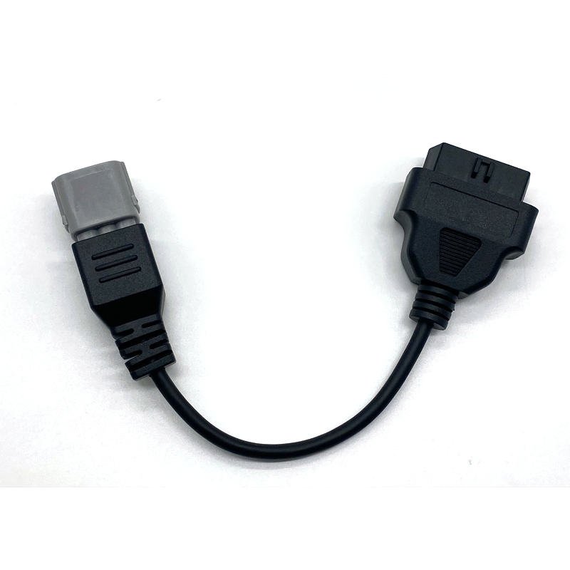 OBD Motorcycle Cable For Suzuki 6 Pin Plug Cable Diagnostic Cable 6Pin to OBD 2 16 pin Adapter