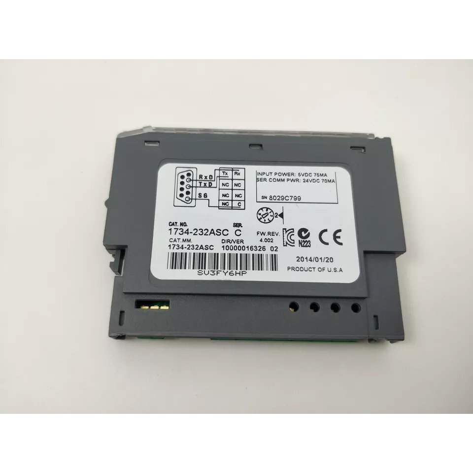 New 1734-232ASC Series C Point IO RS232 ASCII Serial Module for PLC PAC & Dedicated Controllers