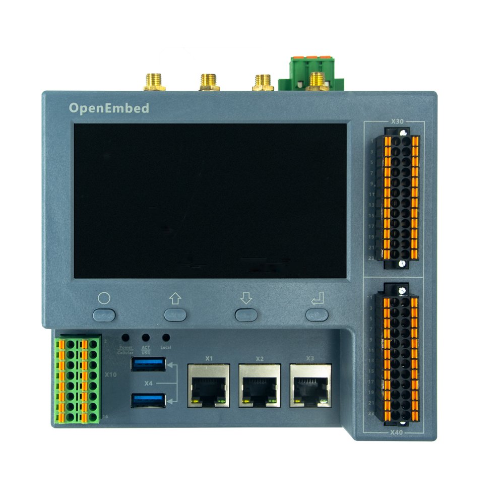 All-in-one Industrial Edge Controller Touch screen PLC PAC Gateway HMI Router Support 4G LTE LoRa WIFI BLE IIOT Control system