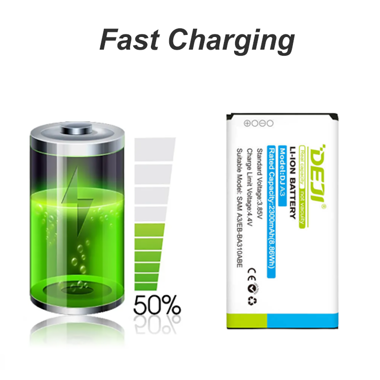 DEJI OEM EB-BA310ABE Digital Batteries For Samsung Galaxy A310 A3 2016 A3100 2300mAh small mobile phones battery