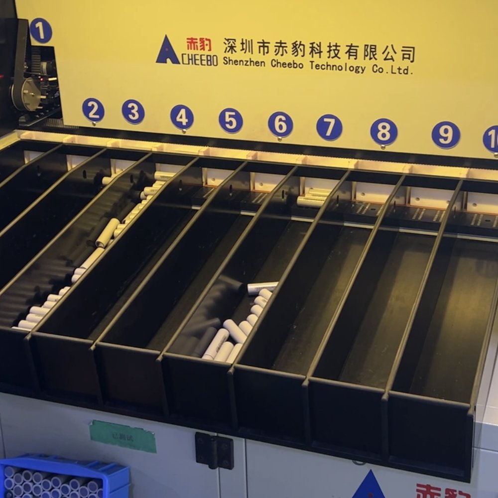 High quality industrial automatic cell sorting equipment OCV & IR Tester for Cylindrical Cells