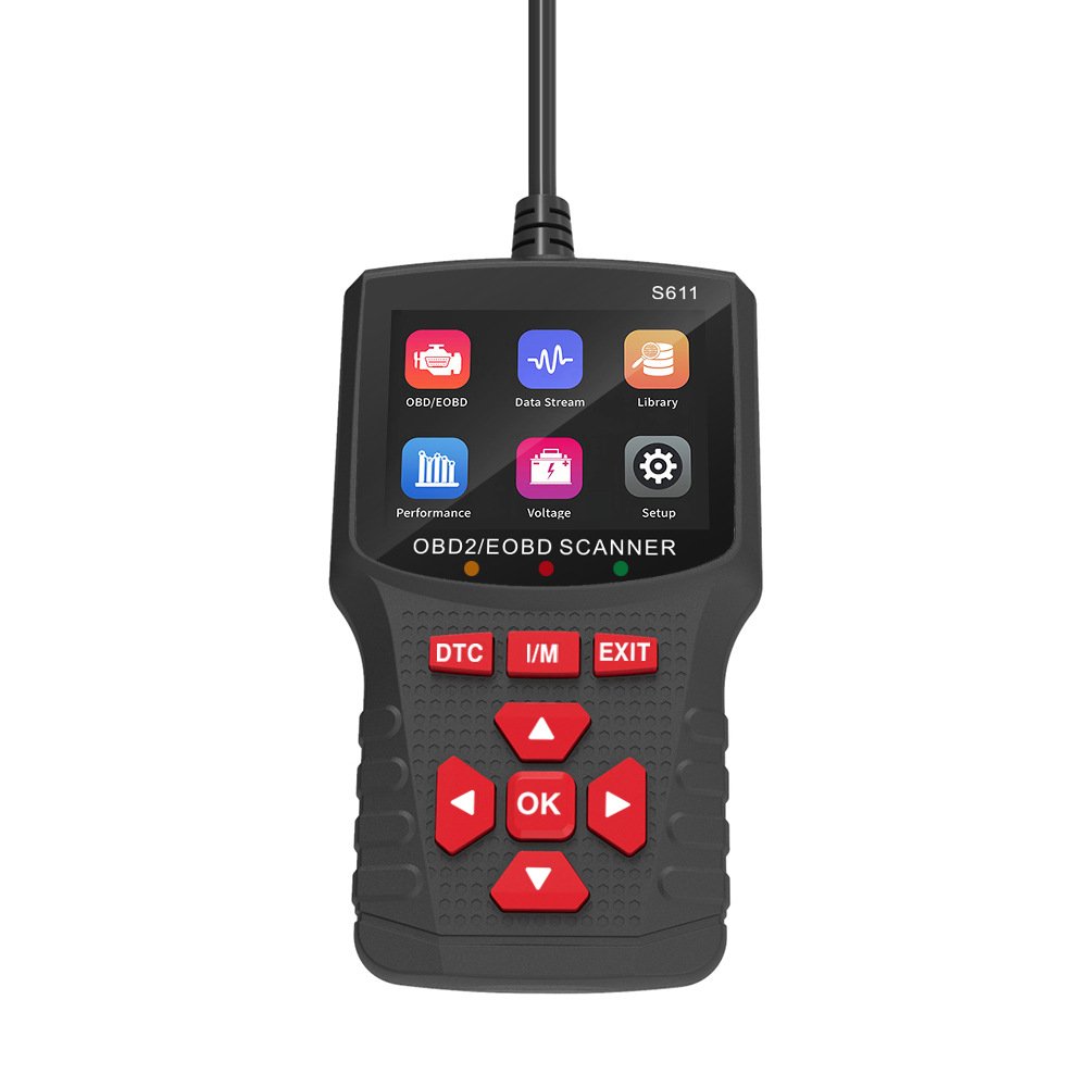 S611 Reading Card Engine Fault/Clear Diagnostic Instrument car obd 2 OBDII Diagnostic Instrument Voltage Battery Tester