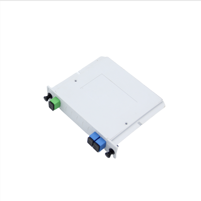 Insert 1 * 8 1 * 16 1 * 32 SC APC card plug-in passive optical splitter card connection PLC fiber optic splitter box type PLC