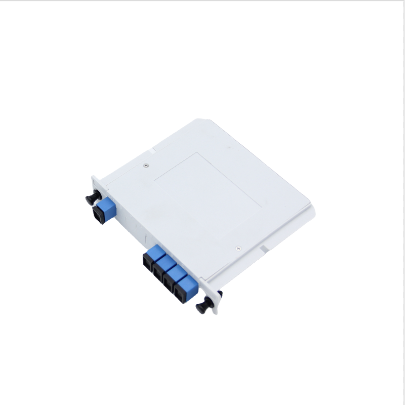 Insert 1 * 8 1 * 16 1 * 32 SC APC card plug-in passive optical splitter card connection PLC fiber optic splitter box type PLC