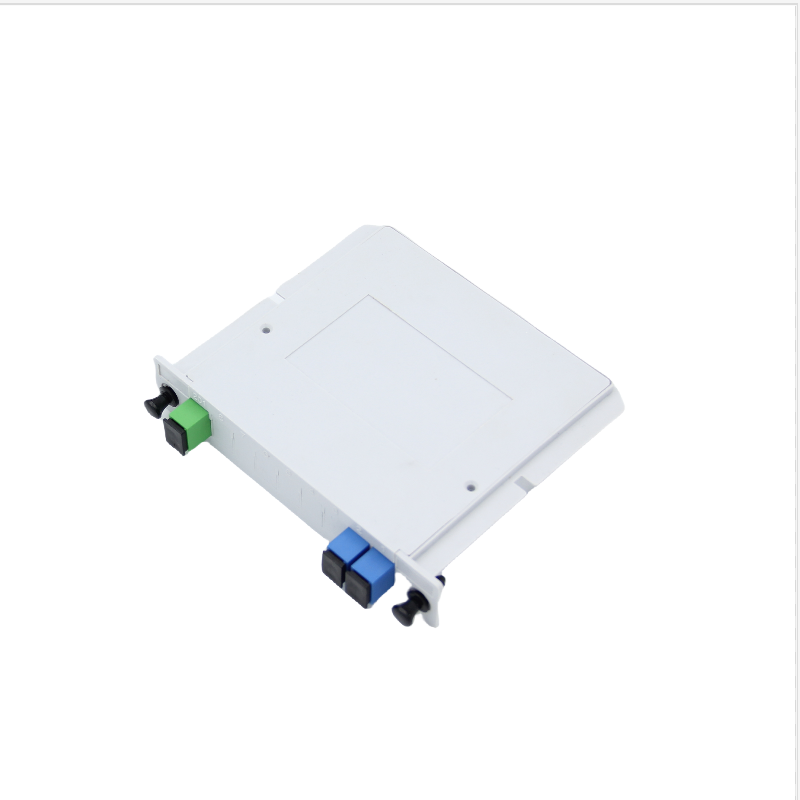 Insert 1 * 8 1 * 16 1 * 32 SC APC card plug-in passive optical splitter card connection PLC fiber optic splitter box type PLC