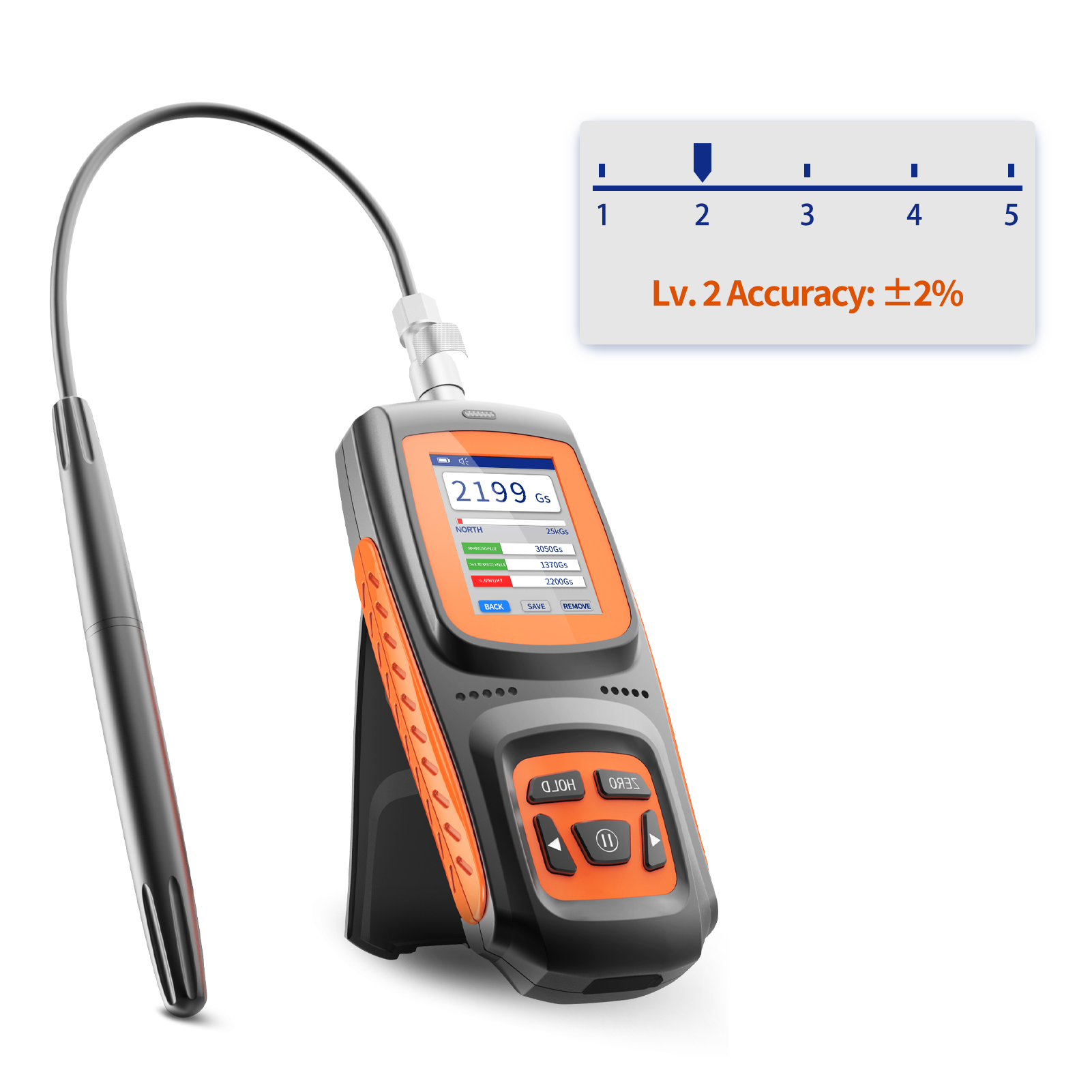 Aikesi Electromagnetic Field Meter EMF Meter Detector Gauss Meter Tesla meter