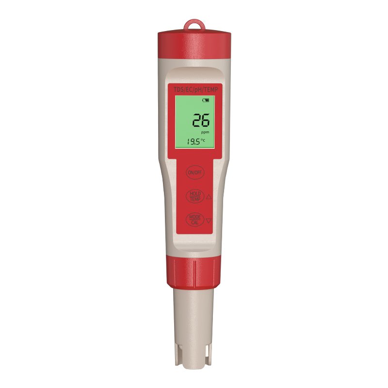 Water Tester Portable TDS Meter Pen 4 in 1 Digital tester TDS/EC/PH/Temp Portable Digital Water Detector for drinking water