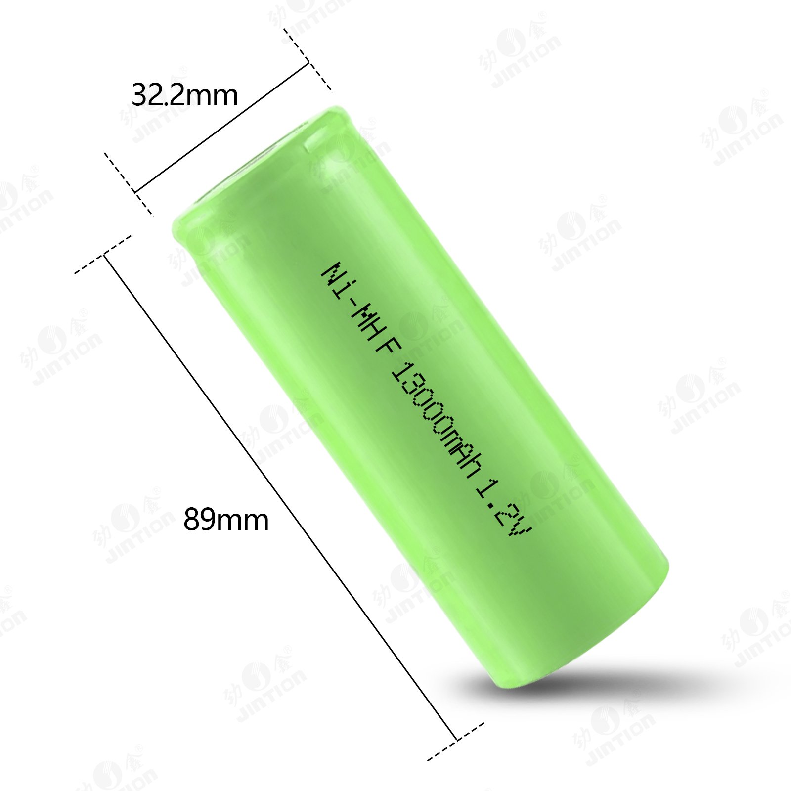 JINTION 13000mAh 1.2V Flattop Ni-MH Rechargeable Battery for Power Tools and Consumer Electronics Nickel Metal Hydride